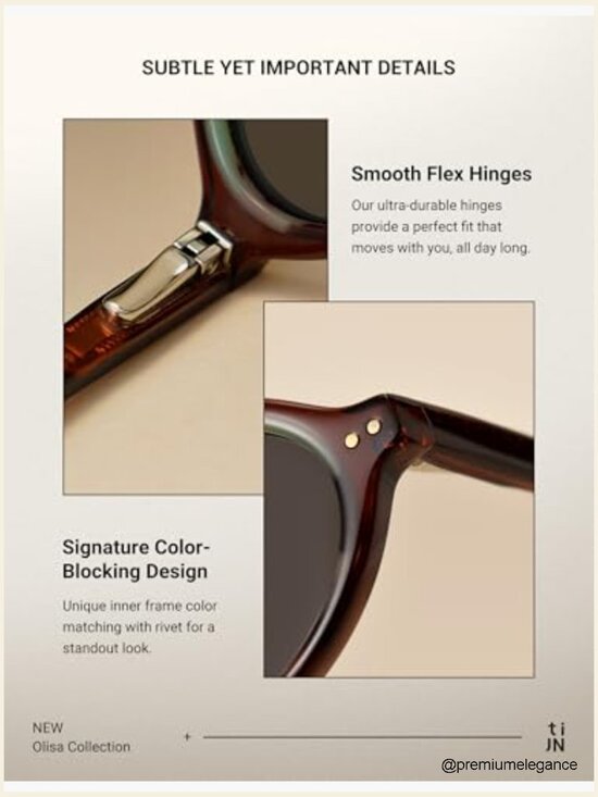 Retro Oval Polarized Sunglasses - UV400 Protection Lightweight Frame main image 5